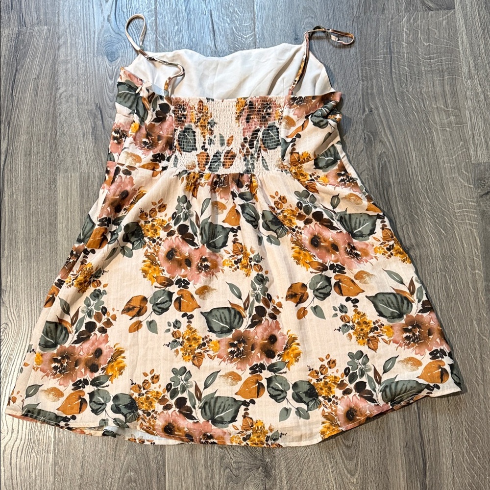 Floral Spaghetti Strap Dress - Picture 3 of 3